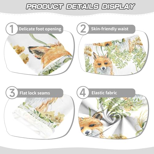 VIGTRO Girls Leggings Soft Comfortable Cute Kids Pants for Yoga Dancing Sports Size 4T-10T4