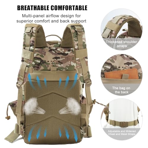 kookoomia 50L Military Tactical Backpack