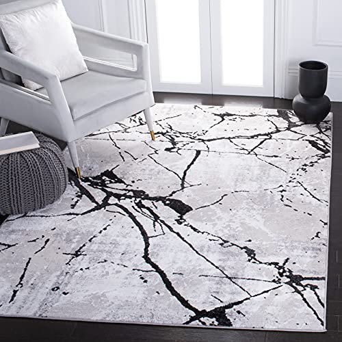 Tapete Safavieh Amelia 231x165 cm Gris y Negro miniatura 1