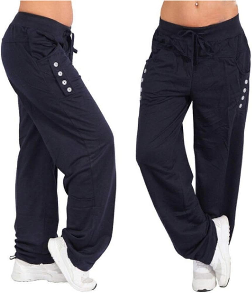 LoeayMens Sports Trousers Jogging Sweatpants Plus Size Pants Hip Hop Harem Joggers Pants Fitness Solid Pocket Sports Trousers