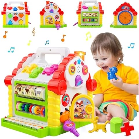 6-in-1 Multi-Functional Activity House for Toddlers Cover