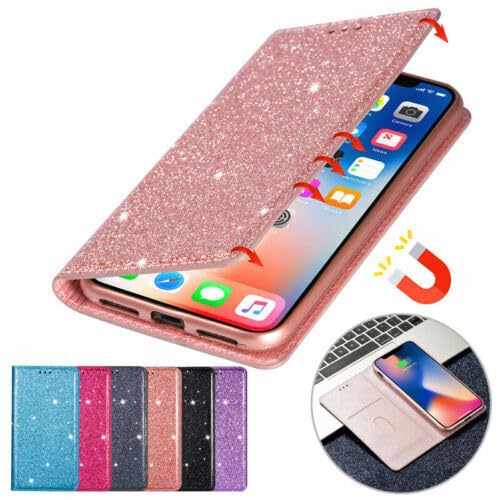 Coque Samsung S23 Plus portefeuille rouge paillettes pour vos sorties - 2