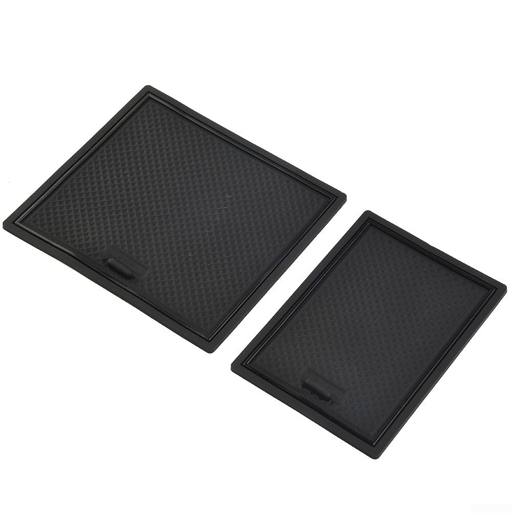 For Central Console Armrest Storage Box for Land For Cruiser 300 LC300 2022, Black Plastic Fit Replacement with Improved Heat Sink and Charging