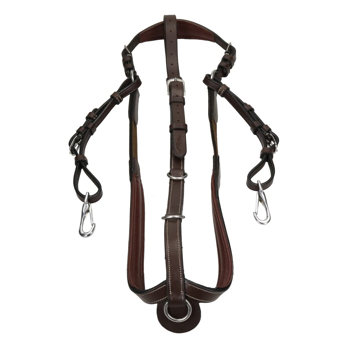 Dy'on Vorderzeug Working Collection harnais cuir marron Cob VB pour selle