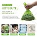 BI0 Hundekotbeutel mit Spender Kompostierbare Kotbeutel für Hunde mit Hundekotbeutelspender 100% Biologisch abbaubare Hundebeutel mit Leinen Halter (300 Beutel: 20 Rollen + 1 Spender)
