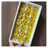 VOLNEO Forest Oxygen 2-3 CM 21 pièces Grade B Mini Roses Conservées Têtes for Toujours Rose Rose Éternelle for Cadeau Décoration De Fête De Mariage (Color : 9)