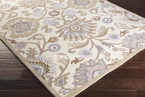 Image of 12x15 Ft Hand-Tufted Wool Area Rug - Oversized Carpet for Living Room, Hall, Office, Drawing Room - Soft & Durable Traditional Floor Rug (Multicolor)