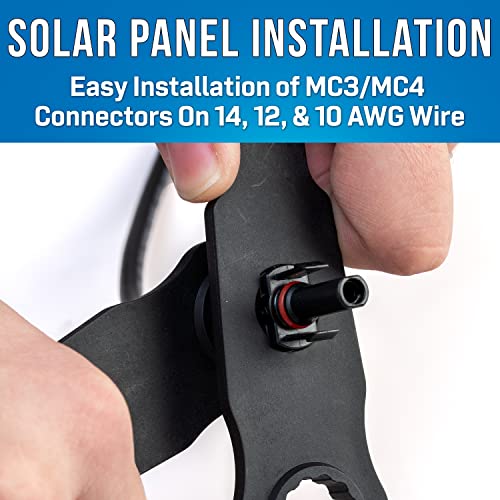 Image of Jonard Tools SPK-100 Solar Panel Crimping Tool Kit for MC3 and MC4 Connector Contacts with Included Spanners and Insulated Screwdrivers