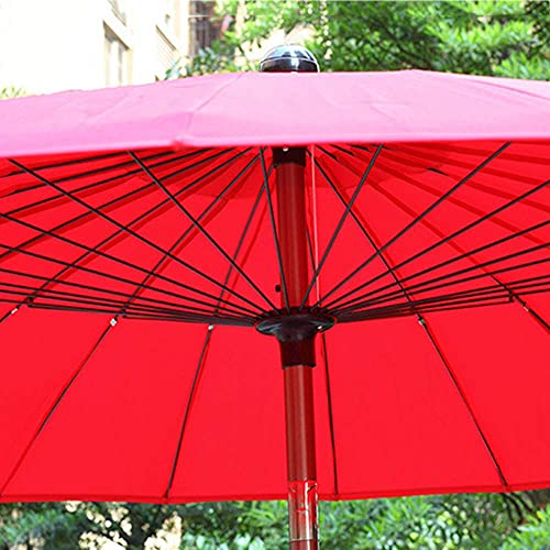Sombrilla para terraza XJBTBA con mástil robusto de aluminio y manivela 2