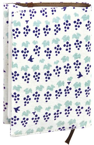 Miyamoto paperback cover "book cover of retro komon towel" in the towel 30 ¡Ñ 16cm bird dessert 07484 30 ¡Ñ 16cm