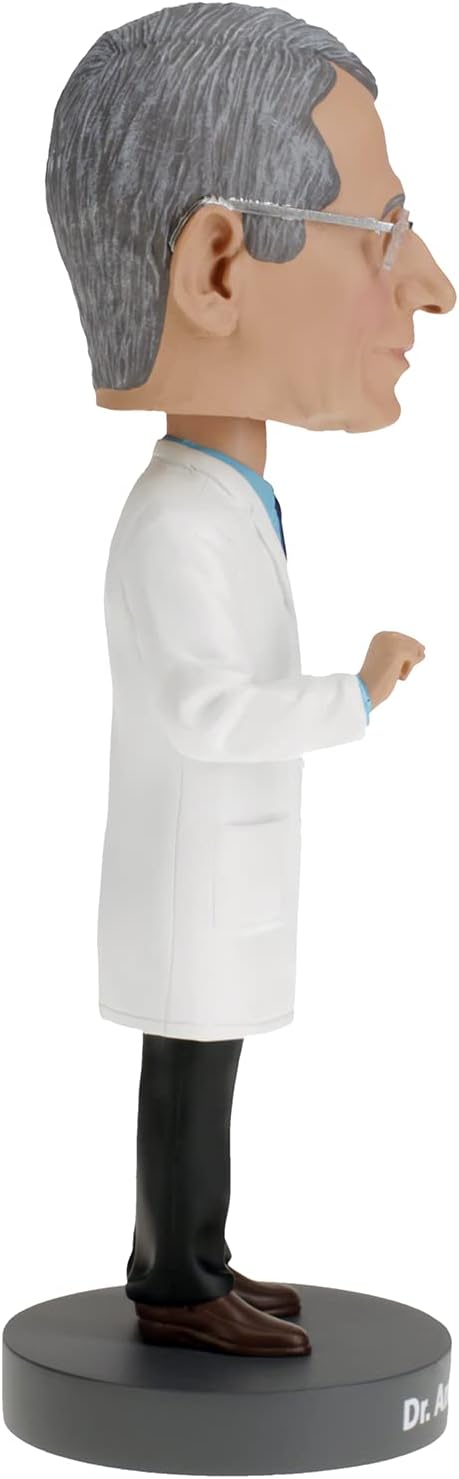 Royal Bobbles Dr. Anthony Fauci Bobblehead, Premium Polyresin Lifelike Figure, Unique Serial Number, Exquisite Detail : Toys & Games