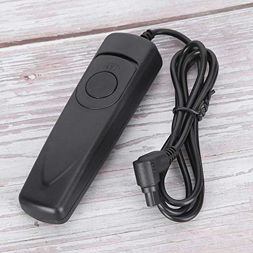 ZJchao Cable Disparador, RS-80N3 Cable de Control Remoto Disparador de 1 M de Largo con Botón de Bloqueo para Cámaras 50D 40D 30D 20D 10D