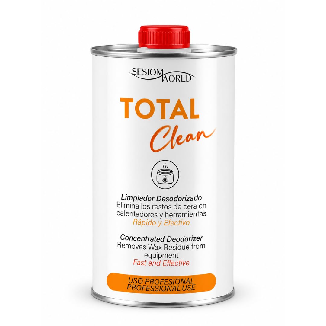 TOTAL CLEAN – Limpiador Desodorizado para Calentadores y Herramientas de Cera Profesional | Eliminador de Restos de Cera