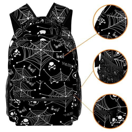Sac à dos d'école multicolore avec bretelles ajustables - 3