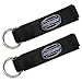 Bodylastics Standard Extra Long, Extra Comfortable Ankle Straps with Thick, Woven Nylon Webbing, Neoprene Padding, and Heavy Gauge Welded Rectangular and O-Rings.