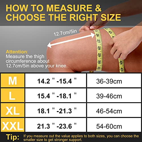 Aprut Knee Braces For Knee Pain, Knee Brace With Patella Gel Pad & Side Stabilizers For Men Women, Medical Grade Knee Compression Sleeve For Any Sports, Pain Relief, Meniscus Tear, Arthritis, Acl #TOP5