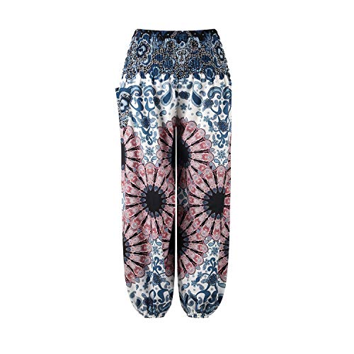 Image of Unisex Little Kids Yoga Trousers Bohemian Beach Pants Baggy Harem Activewear for Boys and Girls Age 3-10