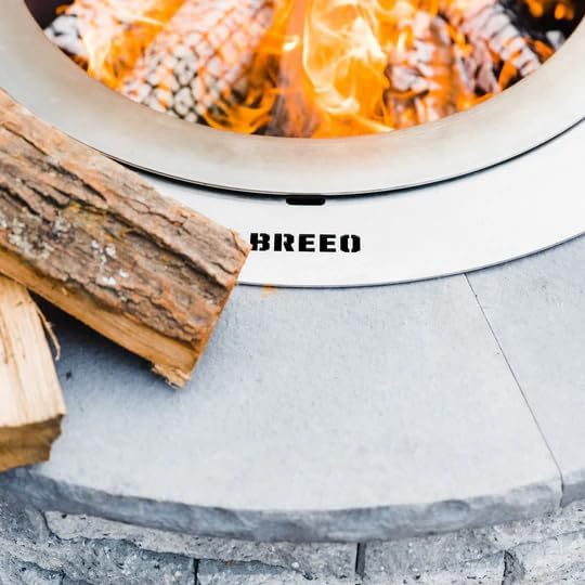 Breeo X Series Fire Pit Insert Ring – Integrates X Series Smokeless Fire Pit into Stone or Brick Surround – X30 (24"-39" Openings)