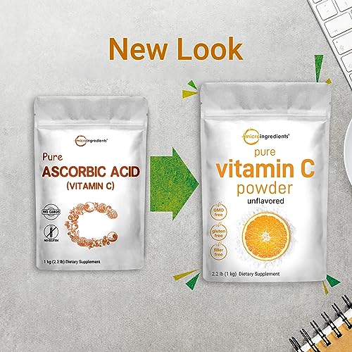 image for Micro Ingredients Pure Vitamin C Crystal Powder (Water Soluble Vitamin