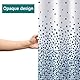 Hoomtaook Duschvorhang 180x180cm Blau Mosaik, Duschvorhang Wasserdicht Textil Polyester Waschbar mit 12 Duschvorhang Haken, Duschvorhang mit Gewicht Unten