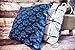 Folkulture Bohemian Cotton Sofa Cushion Cover Decorative Set of 4 18x18 with Zipper for Bedroom Couch Indigo Elephant Shibori Tie Dye Pillow Throws Cases Home Décor Standard Size