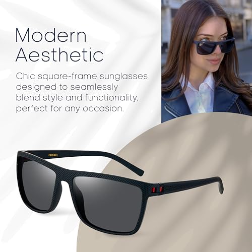 Dublin Square Polarized Sunglasses for Men & Women4