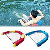 ❣ ❣ ❣ Flotador de piscina fresco: el asiento de agua del flotador de piscina de malla de enfriamiento y un fideo estándar brindan la cantidad perfecta de flotación para mantener a la mayoría de ustedes frescos en los días calurosos mientras les permite conversar