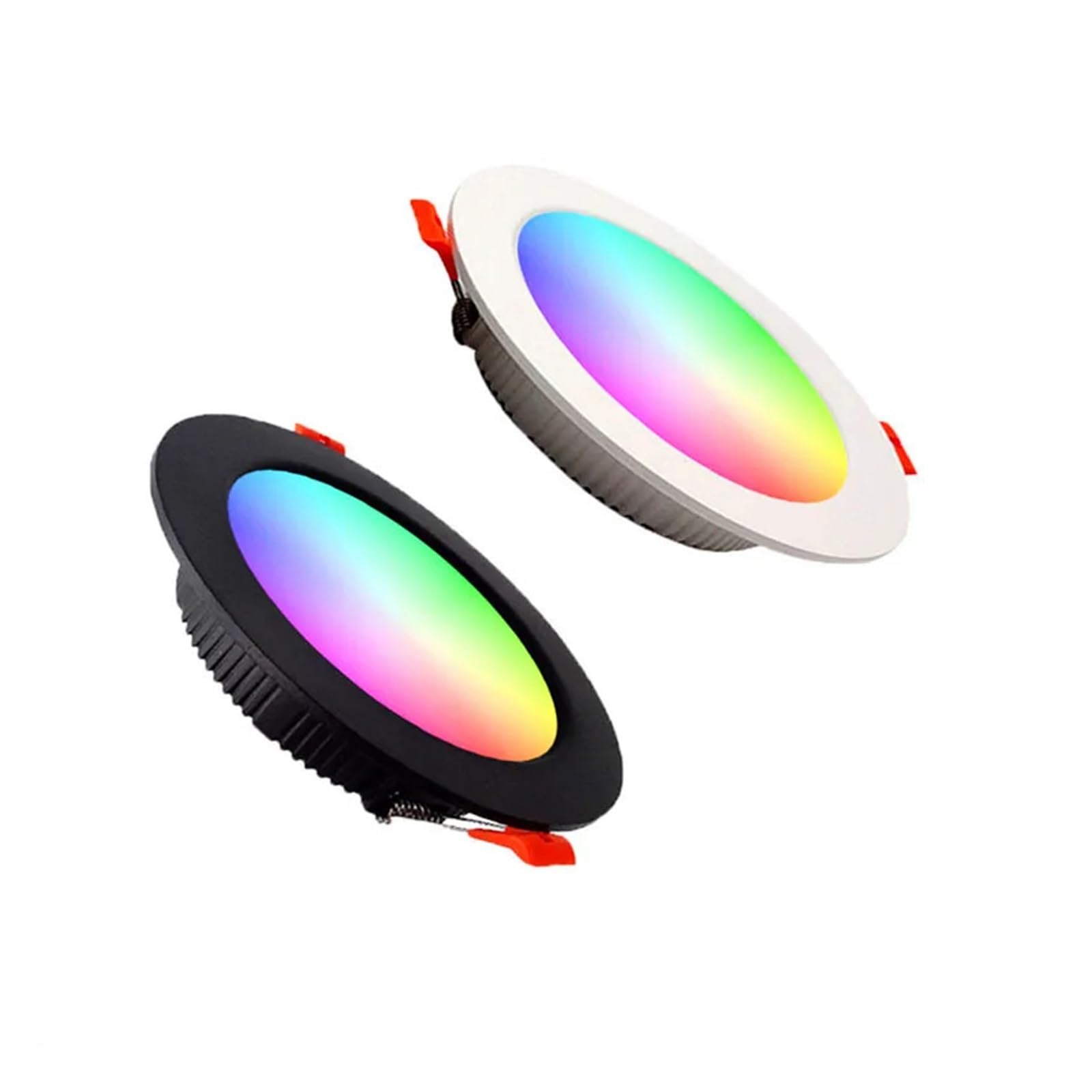 eufeifeiegds 9W RGB-LED-Einbauleuchte mit Fernbedienung, dimmbar, wasserdicht, 220V, for Deckenmontage(WHITE,CHANGEABLE_12W)