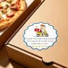 500 Pcs 2 Inch Thank You for Your Order Stickers 5 Star Review Delivery Labels - Food Delivery Accessories Food Seal Labels Restaurant Labels for Pizza Boxes, Takeout Bags, Restaurant Packaging #3