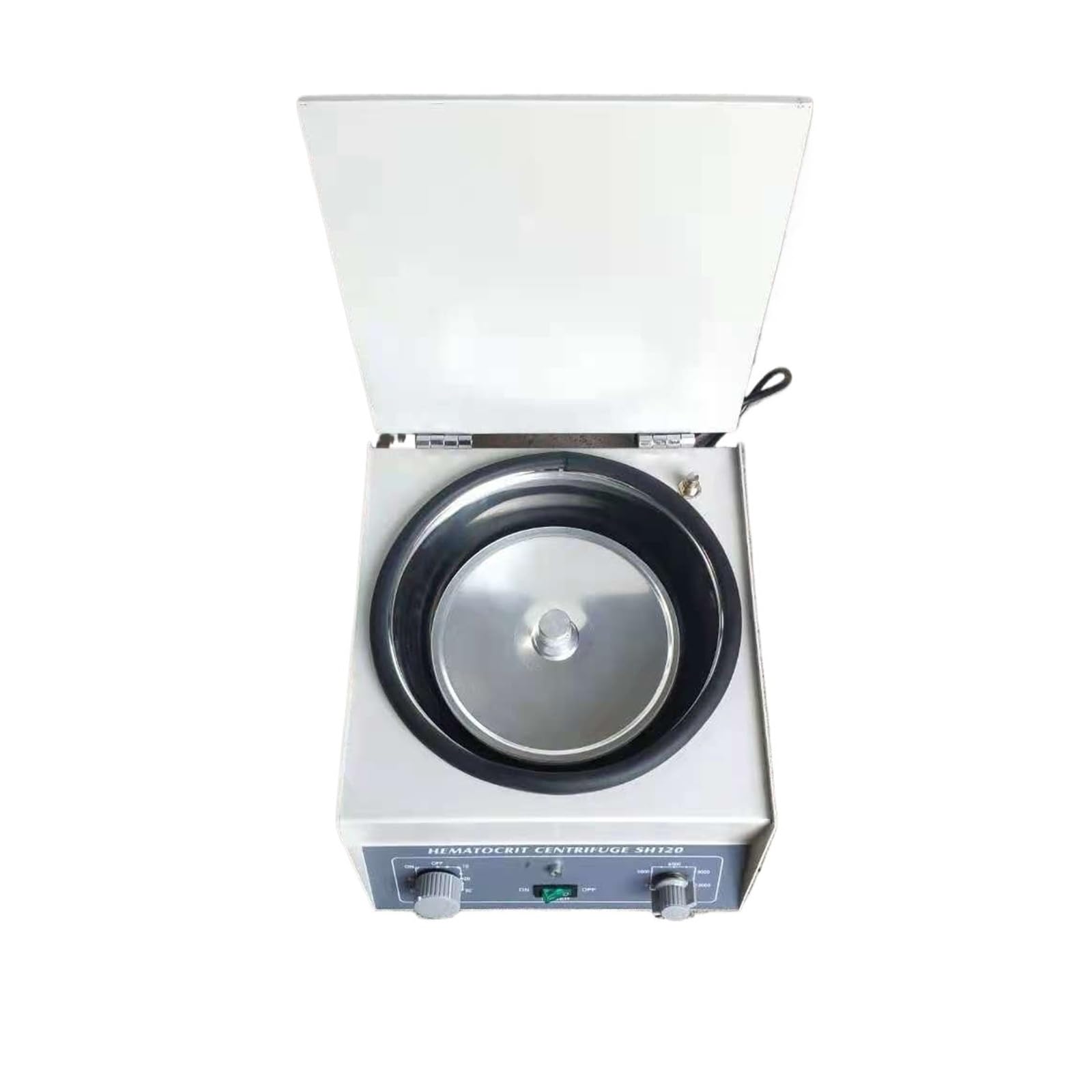Centrifugadora electrónica de hematocrito de sobremesa, tubo capilar de 1,5x75mm con velocidad ajustable, 1500-12000rpm Funcionamiento fluido