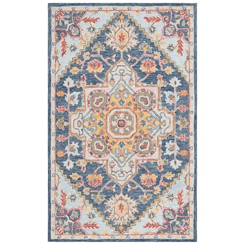 Image of Hand Tufted Premium Rug Premium Wool Carpet for Living Room Bedroom and Hall Size 5x8 Feet Color Multi