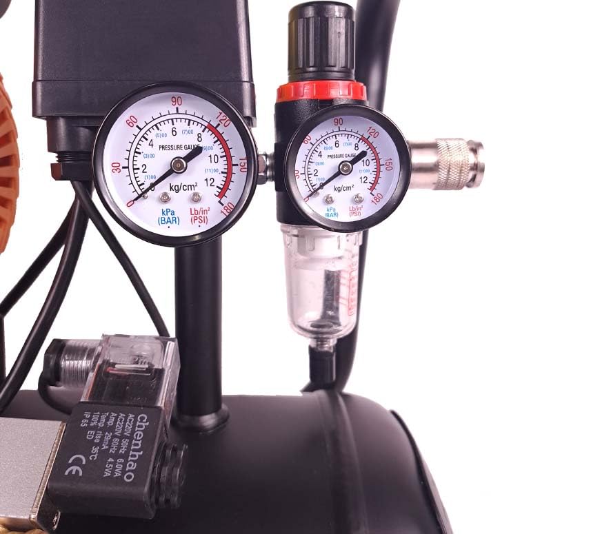 Flüsterkompressor LK 25-1 B, 6 bar, 62 dB, 25 Liter Tank