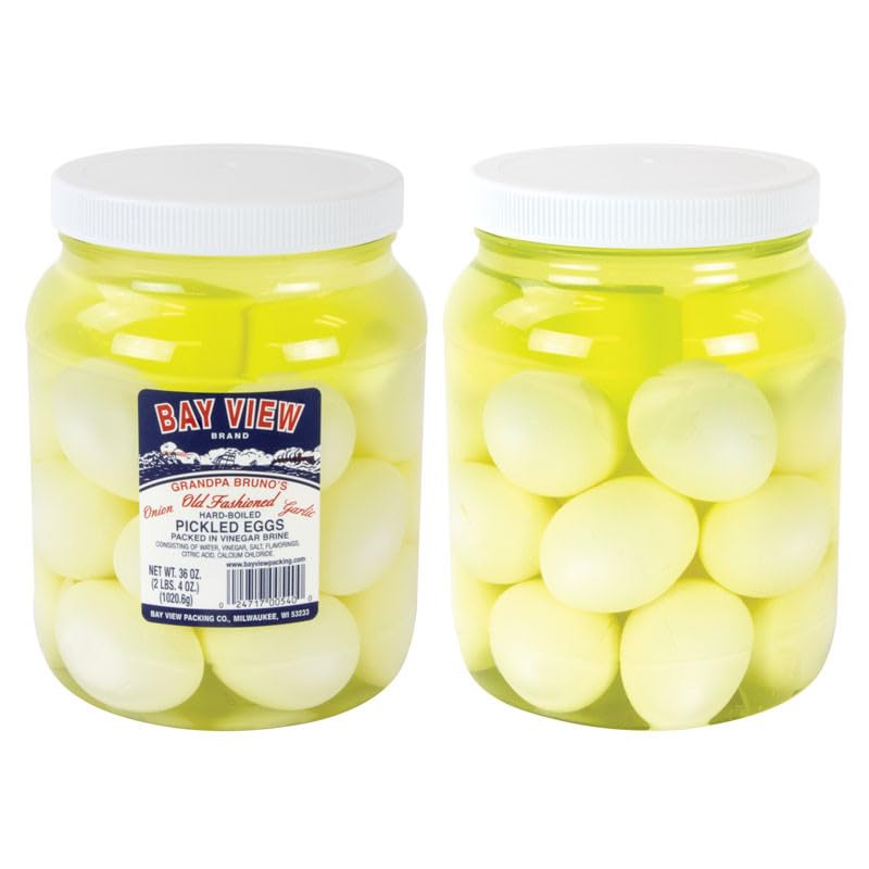 Bay View Packing Company Garlic and Onion Pickled Eggs - 2 Jars