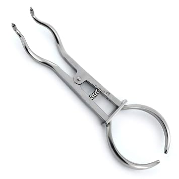 Brewer Rubber Dam Clamp Forceps 17.5cm Endodontic Dental Instruments