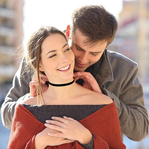 Analysisylove Classic Black Velvet Choker Necklace For Women Girls, Valentines Day Birthday Gifts, Halloween Cosplay Jewelry #TOP4