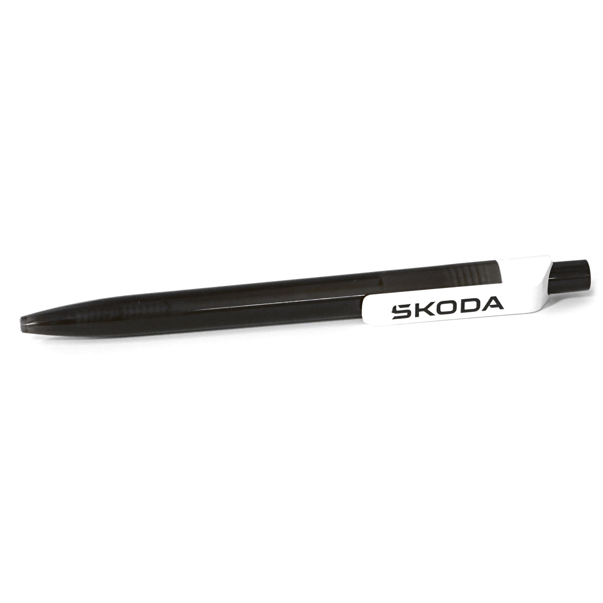 Skoda AVF01-004 Ballpoint Pen Black Transparent, Stationery