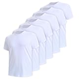 Men's Undershirts Moisture-Wicking Crewneck T Shirts, Breathable Stretch Soft Tees for Men, 3 or 6 Pack