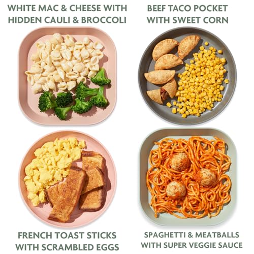 Image of Nurture Life Kids Meals, Healthy Toddler, Kid & Baby Food 4 Meal Variety Pack, White Mac and Cheese, Beef Taco Pockets, Freshly Made Organic Focus, Ready to Eat Meals & Snacks, Refrigerated Delivery