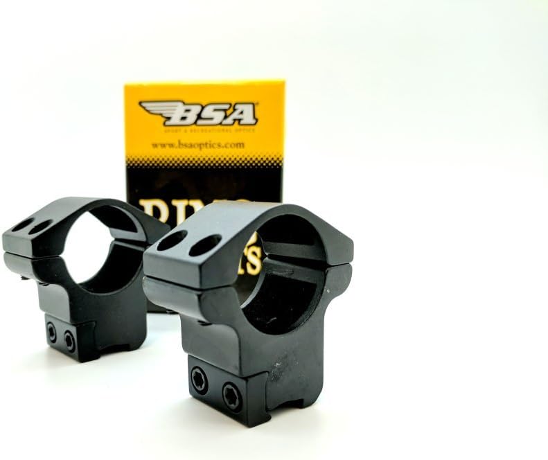 BSA 2 Piece Medium 1" Mounts DHMR