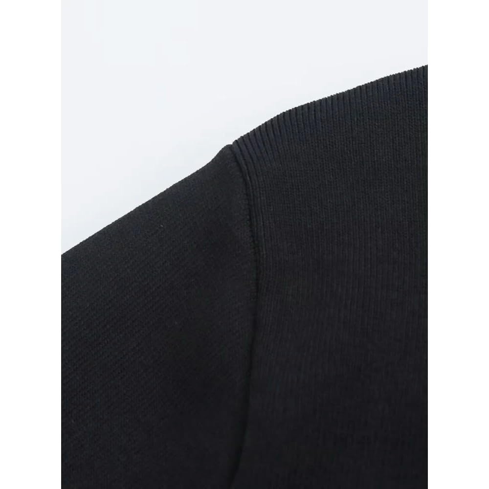 ZBDP - Chaqueta de punto clásica versátil con lazo para mujer