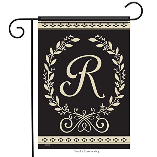 Classic Monogram R 12.5"X18" Garden Flag Carson Flag