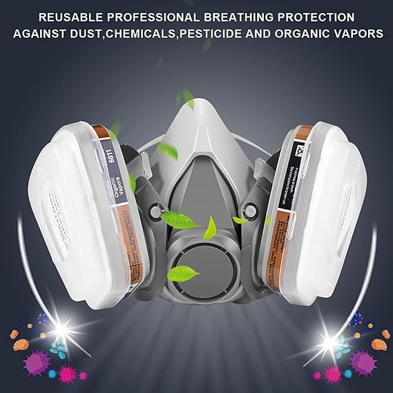 Encuentra reviews de Mascarilla filtración químicos pintura del mes. 27 Imagen adicional