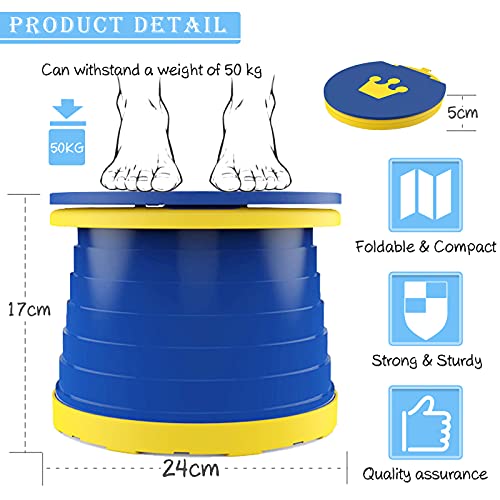 Portable Potty Seat, Toddler Folding Training Toilet Chair Kids Travel Foldable Potty Indoor Outdoor With Storage Travel Bag Blue #TOP1