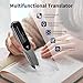 Translator Pen for Dyslexia,Traductor De Voz Instantaneo, Pen Scanner Text to Speech Device, Scan Reading Pen OCR Digital Pen Reader, Wireless Translation Pen Scanner for Students Adults