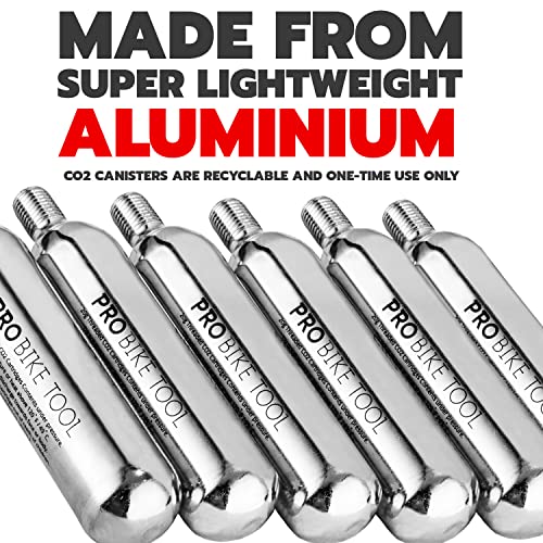 20G Threaded Co2 Cartridges - 6 Pack For All Co2 Bike Tire Inflators With Threaded Connection - Quick Air Refill For Bicycle Tires - Cartridge For Co2 Pump - Road Or Mtb Bikes. #TOP2