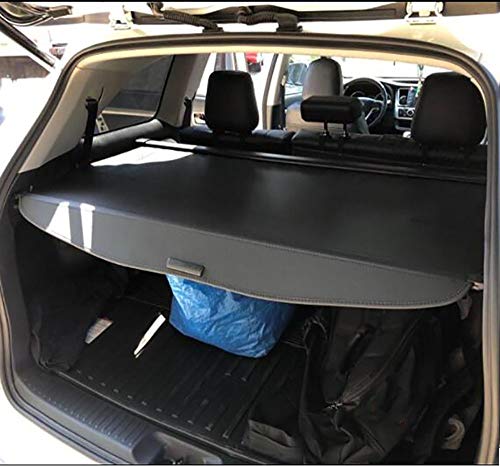 Kaungka Cargo Security Rear Trunk Cover Retractable Compatible With 14-18 Toyota Highlander Cargo Cover Black (Not Fit That Has 2 Captains Chairs) #TOP2