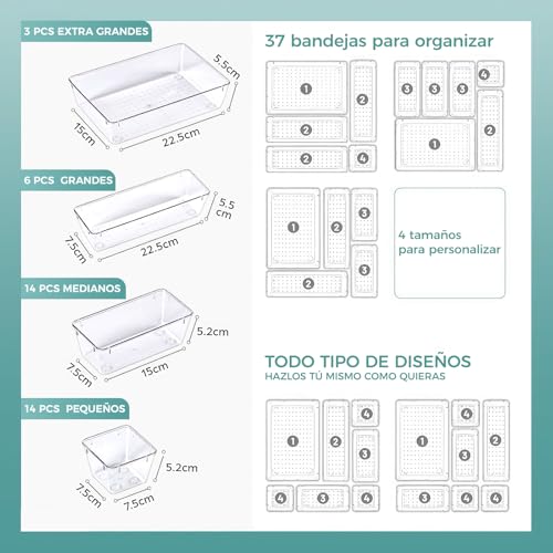 La mejor comparación de Organizadores de cajones los 5 mejores. 20 Imagen adicional