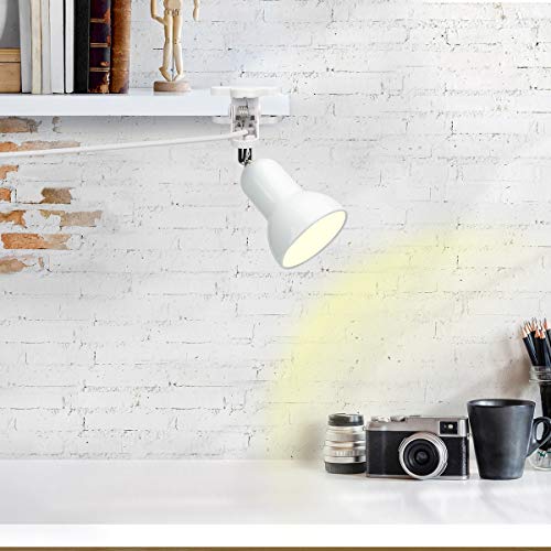 Sun-Rising Light Clamp,360° Rotation Clip On Lamp Portable Book Reading Light,Clamp On Desk/Table/Bunk Bed/Cupboard Home Lighting, (Desk Lamp,Seven Colors For Your Choice) Green #TOP2