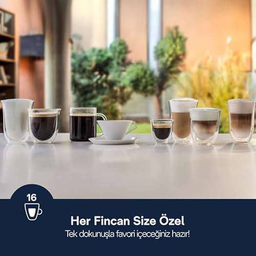 De'Longhi Autentica Cappuccino, Fully Automatic Bean to Cup Coffee Machine, Espresso Maker, ETAM29.660.SB