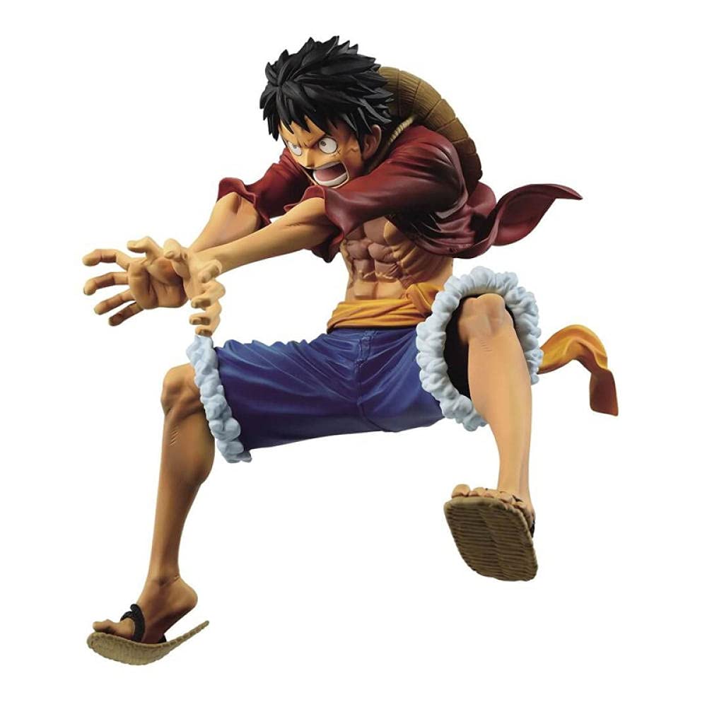 Taxpy Anime Nendoroid Figurine One Piece Luffy Zoro Collection Figure Anime Action Model Children Toys For Boys Height X17 CM PVC Action Figure Collectible Model Toys Doll
